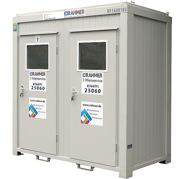 Rahmer Mietservice WC-Container