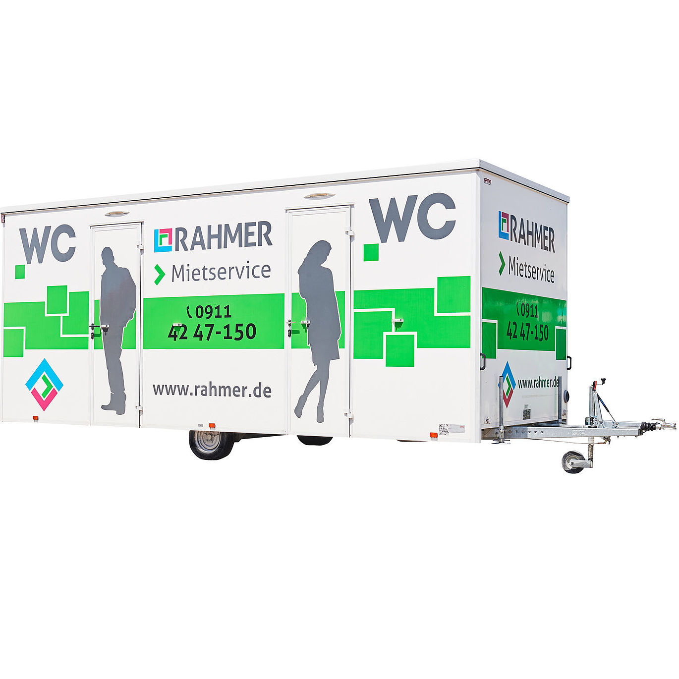 RAHMER Mietservice Toilettenwagen Komfort