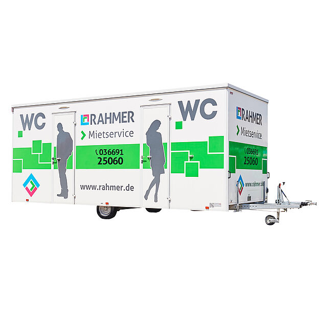 RAHMER Mietservice Toilettenwagen Komfort